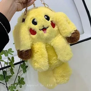 024Plush Bag Cute Bunny One Shoulder Diagonal Bag Plush Bag Children's Wholesale School Bag Cartoon Panda Bag thumbnail-1