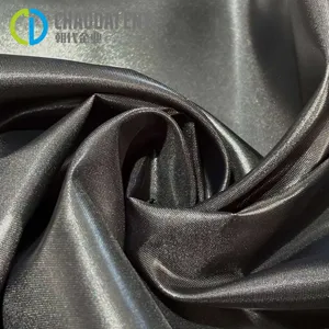 White Dyeing 190T Taffeta PU Coated 100 RPET Recycled Polyester Fabric for Lining thumbnail-2
