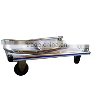 Durable Alunimum Platform Hand Truck Dolly Wagon Hand Pallet Truck thumbnail-2
