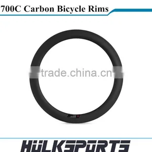700c Full Carbon Road Bicycle Rims Chinese Carbon Rim Cheap Carbon Tubular Rims Bicycle Carbon Rims thumbnail-3