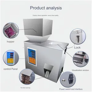 Filling Machine Double Head Salt Rice Nuts Spices Pouch Granule Weighing Filling Machine thumbnail-2