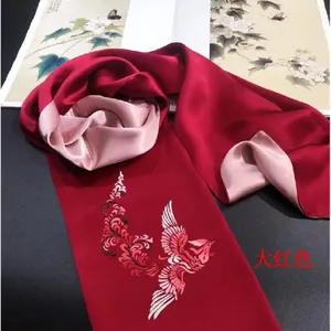 Embroidered Long Scarf thumbnail-4