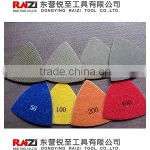 Triangle Electroplated Wet Polishing Pad thumbnail-2