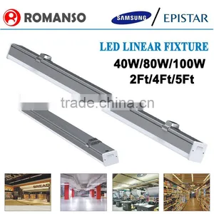 220v Linear Lighting 200 Degree LED Batten Lights With 3 Years Warranty thumbnail-3