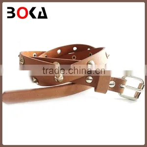 New Models Yiwu Belt Factory High Quality Fashion Rivet Belt ,hot Selling Ladies' Fashion pu Belt thumbnail-1