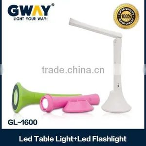 Bright Unique Torch,1W LED+10SMD LED Table Light ,Touch Switch With Different Brightness thumbnail-1