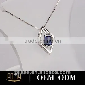 Hot Sale Fashion 925 Silver Jewerly American Diamond Necklace Sets thumbnail-4