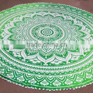 Mandala Printed Round Beach Towel 72 Inch Roundies Wholesale thumbnail-2