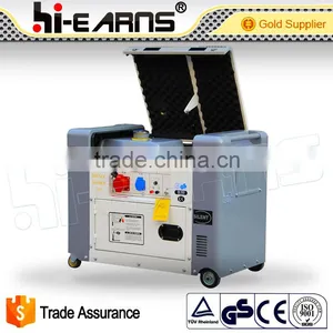 New 6KW Silent Three Phase Open Cover Diesel Generator Price thumbnail-5