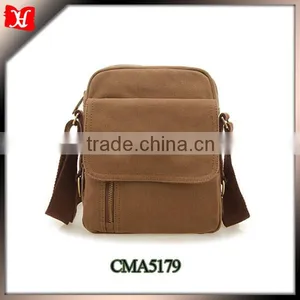 High Quality Vintage Adjustable Canvas Messenger Bag for Men thumbnail-1