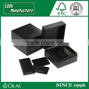Matte Black Coated Paper Watch Case thumbnail-1