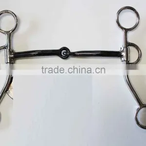 Copper Mouth Long Shank Tom Thumb Snaffle Horse Bit Tack Veterinary Instruments and Equipment Best Quality thumbnail-3