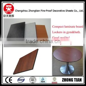 Wood Grain Countertop Hpl High Pressure Laminate Board Compact Laminate Board Fireproof Board Phenolic Compact Laminate Board thumbnail-1