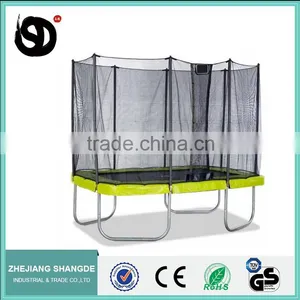 8x12ft Square Kids Popular Trampoline With Ladder thumbnail-1