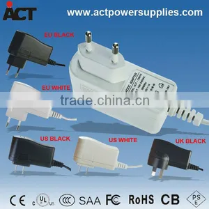 CE Approved UL Listed 12V 1A dc Adapter With Switch on DC Cable thumbnail-1