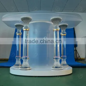 Elegant Design Transparent Acrylic Church Pulpit With Custom Logo Supplier's Choice thumbnail-2