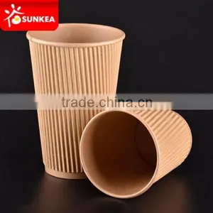 Hot Sell Take Away Ripple Wall Coffee Cup thumbnail-3
