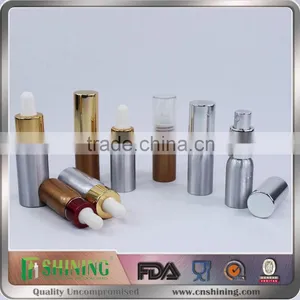 1oz Metail Silver Bottle With Child Proof Dropper 18mm/aluminum E-juice Dropper Bottle 30ml thumbnail-4