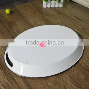 Oval Travel Tray, Metal Tray thumbnail-3