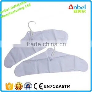 Portable White Color Inflatable Cloth Hanger PVC Coat Hanger for Drip-Drying Shirts thumbnail-6