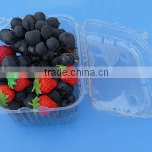 High Quality Disposable Clamshell Blister Plastic Packaging Container Punnet 1500 Gram thumbnail-4