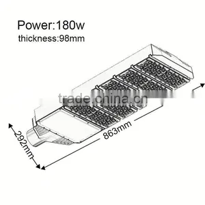 LED STREET LAMPS/ LED STREET LIGHTS/ Led ROAD LIGHT 120W thumbnail-3