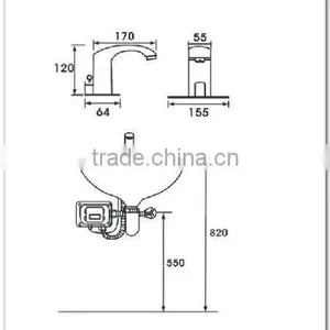 Basin Automatic Water Tap,sensor Faucet QH0102 thumbnail-5