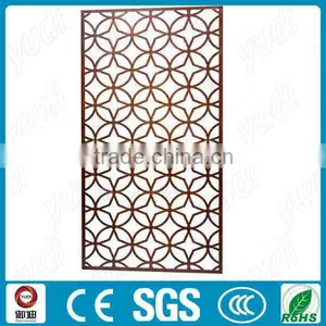 Factory Low Price Indoor House Elegant Black Color Wrought Iron Parttion thumbnail-5