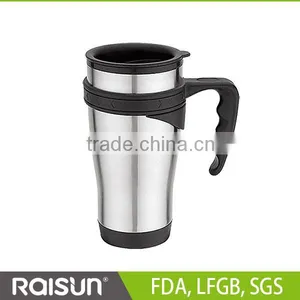 400ml Promotional Plastic Thermo Mug With Handles thumbnail-1