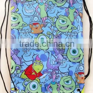 Cartoon Fashion Nylon Custom Drawstring Bag thumbnail-1