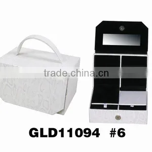 Snap Jewelry Box With Mirror With Lock Factory Sale Directly thumbnail-3