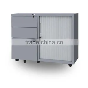 Commercial Steel Office Furniture Mobile Decorative Metal File Pedestal thumbnail-1