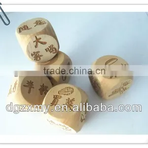 2014 Wholesale Mixture Color Wooden Bulk Dice thumbnail-1