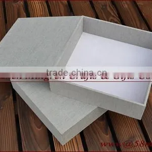 Leahter Fabric Linen Wood Photo Album Storage Packaging Box thumbnail-4