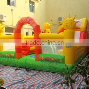 Special Commercial Inflatable Bouncer Castle With Slide and Basketball Hoop thumbnail-2