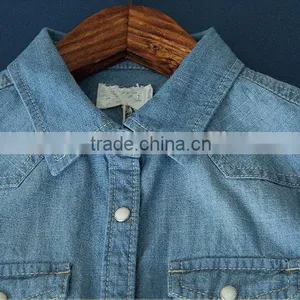 2016 Spring Fashion Cotton Ladies Jeans Shirts thumbnail-4