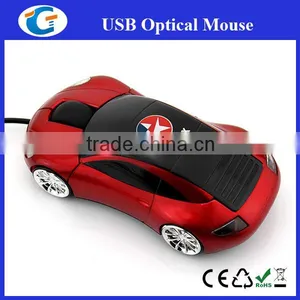 Wired Computer Hardware Car Shaped pc Mouse thumbnail-6