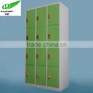 Four Tier Steel Lockable Storage Cabinet thumbnail-1