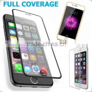 Titanium Alloy Full Cover Tempered Glass Screen Protector ,Clear 3D Curved Edge Tempered Glass Screen Protector for IPhone 6 thumbnail-1