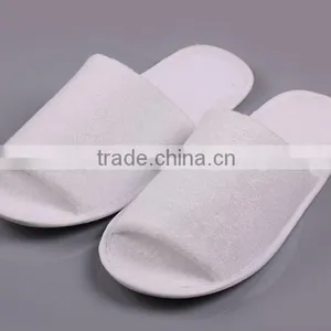 OPEN TOE TERRY SLIPPERS thumbnail-1