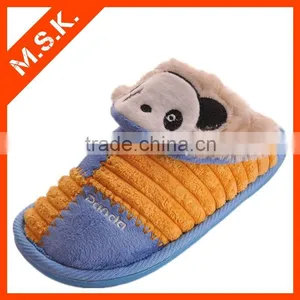 Rubber Outsole Slipper Lady Indoor Slipper With Cartoon Printing thumbnail-1