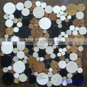 Round Marble Mosaic Marble003 Interior Wall thumbnail-1