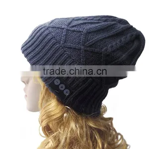 Best Selling Summer Beanie Hat With Built in Wireless Headphone for Phone Talking thumbnail-1