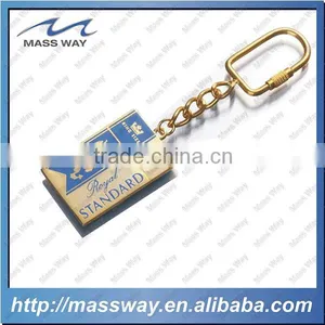 Promotional Bar Zinc Alloy Custom Gold 3D Key Chain thumbnail-5