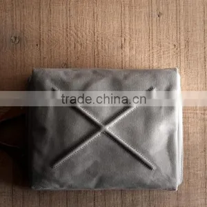 Dopp Kit Travel Canvas Pouch Toilet Pouch Leather Trim thumbnail-5