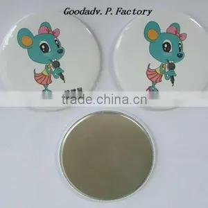 Round Magnet for Badges With Mouse Design thumbnail-1