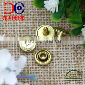 8mm Brass Metal Rivet Fashion Style Single Cap Jean Stud for Denim thumbnail-6