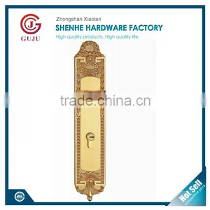 American Style External Pull Handle Main Door Lock Entry Set Cylinder Lock thumbnail-1