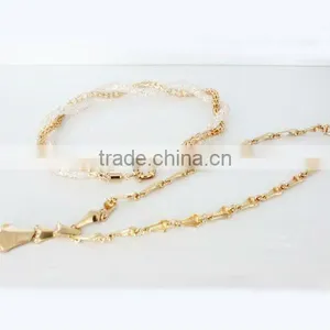2012 Vogue Fashion Simple Bridal Copper Fashion Jewellery Sets for Women thumbnail-1