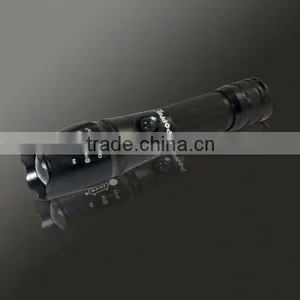 868 2015 New Led Flashlight Hot Sale Aluminum Zoomable Rechargeable XML T6 Led Flashlight thumbnail-5